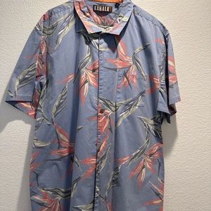 Mens Hawaiian Kahala Button Down